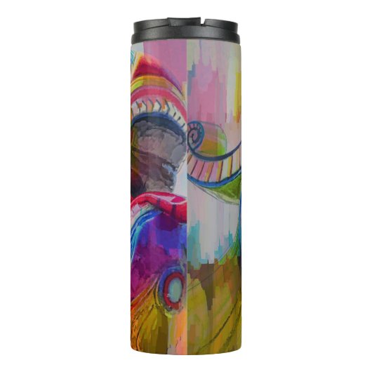 Dragon Head Thermal Tumbler Thermosbeker (Achterkant)