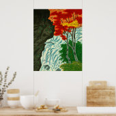 Dragon Head Waterfall in Nikko Maeda Masao 1944 Poster (Keuken)