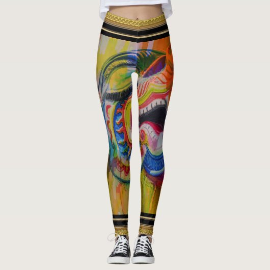 Dragon Head Women's Leggings (Voorkant)