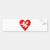 Dragon Heart Bumpersticker (Voorkant)