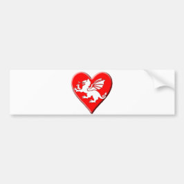 Dragon Heart Bumpersticker