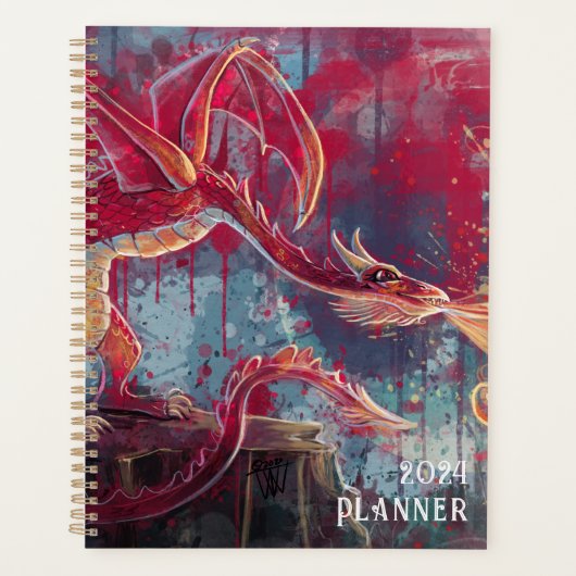 Dragon Heart Flame Planner (Voorkant)