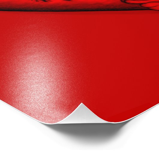 Dragon Heart Foto Afdruk (Hoek)