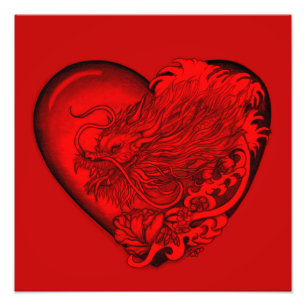 Dragon Heart Foto Afdruk