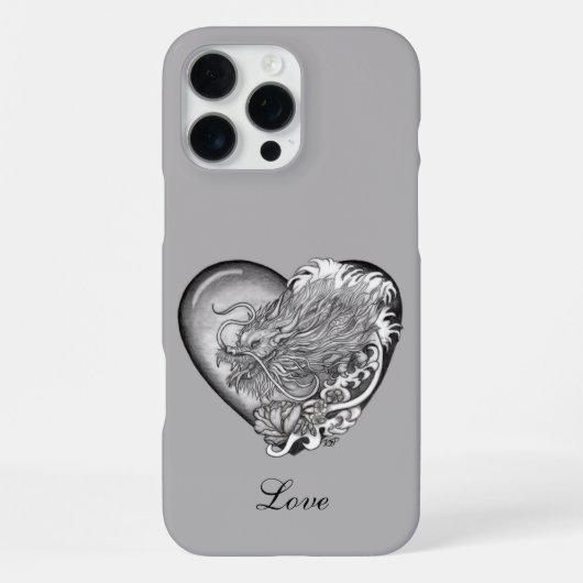 Dragon Heart iPhone Hoesje (Achterkant)