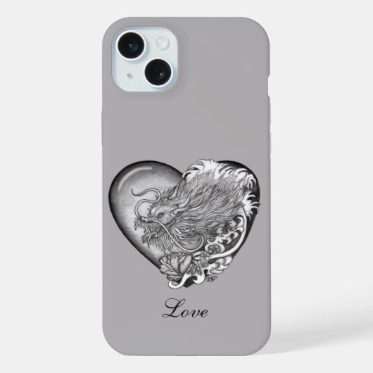 Dragon Heart iPhone Hoesje (Achterkant)