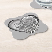 Dragon Heart Kartonnen Onderzetters (Gekanteld)