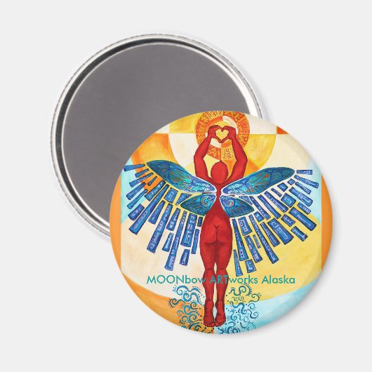 Dragon Heart Magneet (Voorkant / Achterkant)