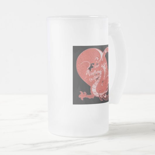 Dragon Heart Matglas Bierpul (Voorkant rechts)