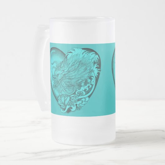 Dragon Heart Matglas Bierpul (Voorkant links)