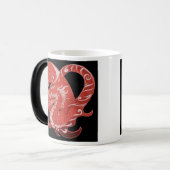 Dragon Heart Morphing Ceramic Mok (Voorkant links)