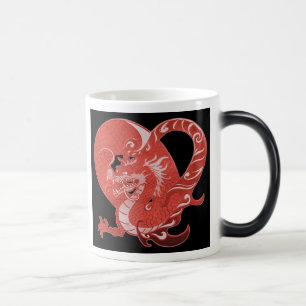 Dragon Heart Morphing Ceramic Mok