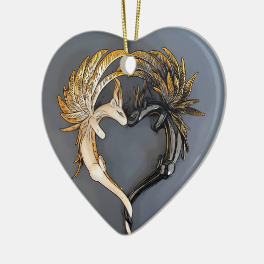 Dragon Heart Ornament (Links)