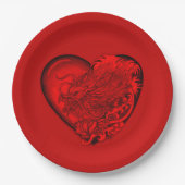 Dragon Heart Papieren Bordje (Voorkant)