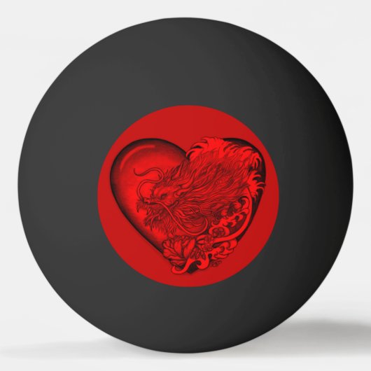 Dragon Heart Pingpongbal (Voorkant)