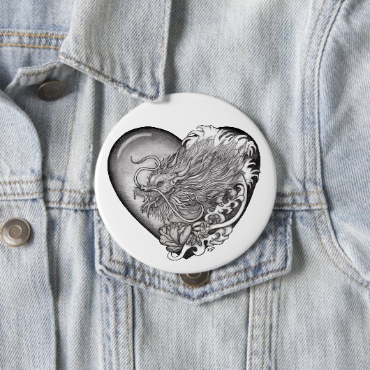 Dragon Heart Ronde Button 4,0 Cm (In situ)