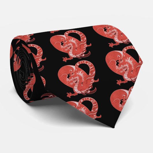 Dragon Heart Stropdas (Opgerold)