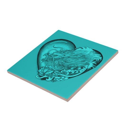 Dragon Heart Tegeltje (Zijkant)