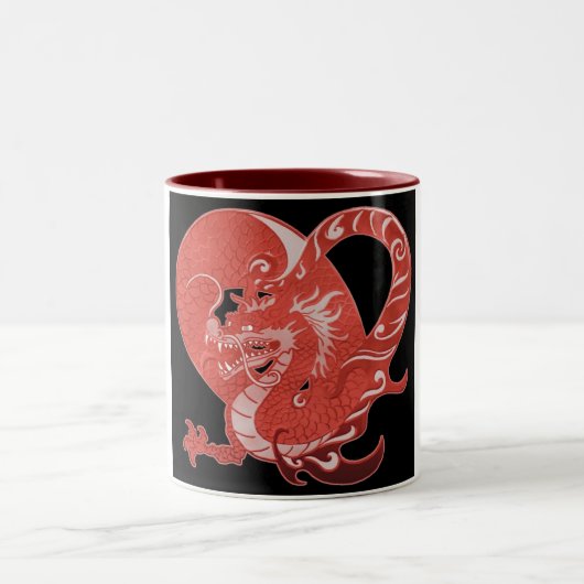 Dragon Heart Tweekleurige Koffiemok (Center)