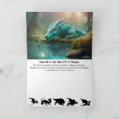 Dragon Heart Vakantie Kaart (Binnen)