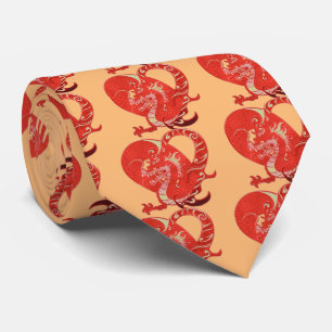 Dragon Heart Valentijn Chinees Jaar van de Draak Stropdas