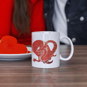 Dragon Heart Valentijn Koffiemok