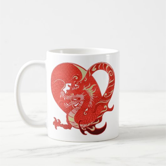 Dragon Heart Valentijn Koffiemok (Links)
