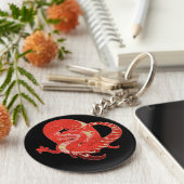 Dragon Heart Valentijn Sleutelhanger (Zijkant)