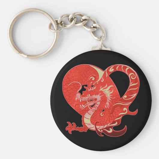 Dragon Heart Valentijn Sleutelhanger (Voorkant)
