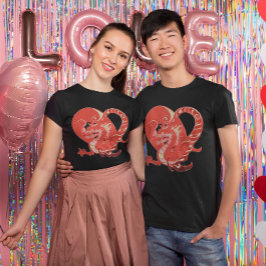 Dragon Heart Valentijn Unisex T-shirt