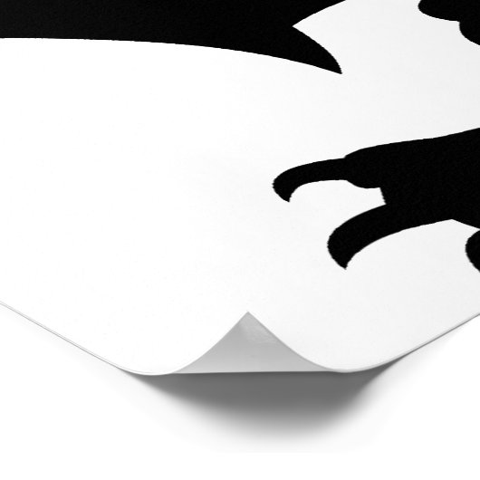 Dragon Heraldry Poster (Hoek)