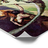 Dragon Hoesje Art van J. Allen St. John Poster (Hoek)