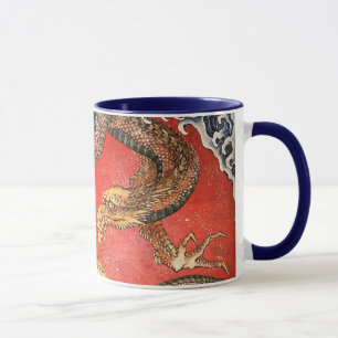 Dragon, Hokusai Japans Kunstwerk Mok