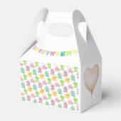 Dragon Holding Heart - Baby shower Favor Box Bedankdoosjes (Achterkant)