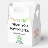 Dragon Holding Heart - Baby shower Favor Box Bedankdoosjes (Geopend)