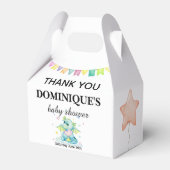 Dragon Holding Heart - Baby shower Favor Box Bedankdoosjes (Voorkant Zijde)