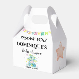 Dragon Holding Heart - Baby shower Favor Box Bedankdoosjes