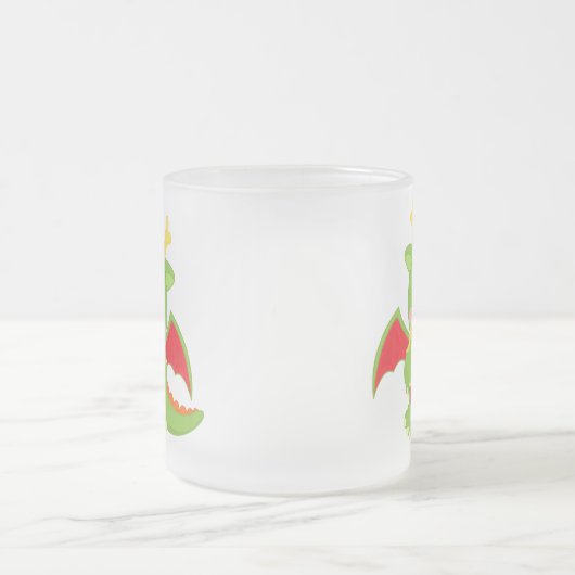 Dragon Holding Lantern Matglas Koffiemok (Center)