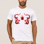  Dragon Holiday Rood en Zwart T-shirt (Voorkant)