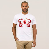 Dragon Holiday Rood en Zwart T-shirt (Voorkant volledig)