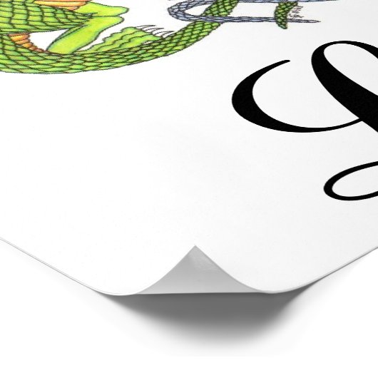 Dragon Hugs Poster (Hoek)