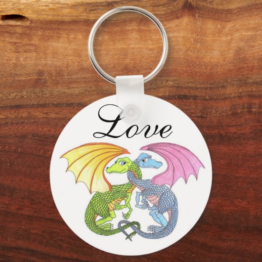 Dragon Hugs Sleutelhanger (Voorkant)