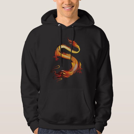 Dragon I Fire Dragon I Children Dragon Fantasy Uni Hoodie (Voorkant)