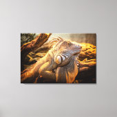 Dragon Iguana naam Fred Wrapped canvas (Voorkant)