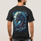 Dragon in 4K-kwaliteit T-shirt (Achterkant)