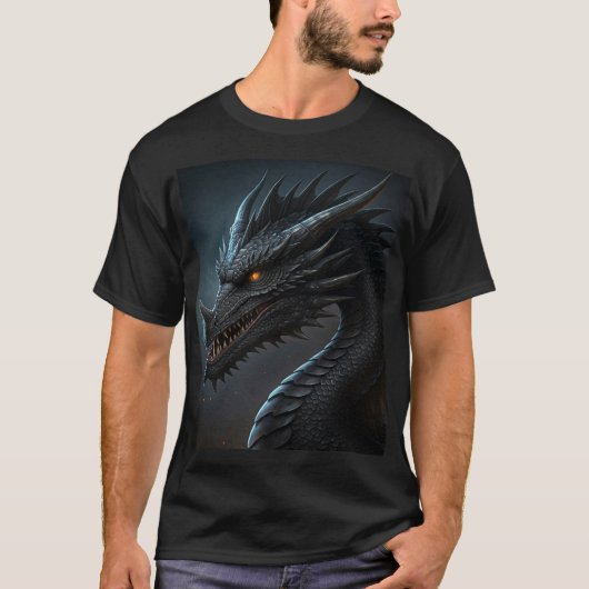 Dragon in 4K-kwaliteit T-shirt (Voorkant)
