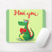 Dragon in Love Muismat (Met muis)