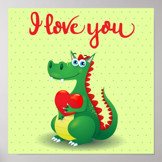 Dragon in Love Poster (Voorkant)