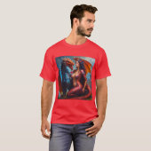 Dragon in LoveT-Shirt T-shirt (Voorkant volledig)