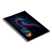 Dragon in Night Sky Notitieboek (Rechterzijde)